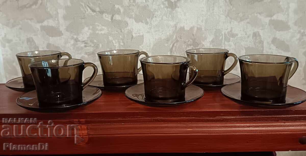 French Arcopal coffee set