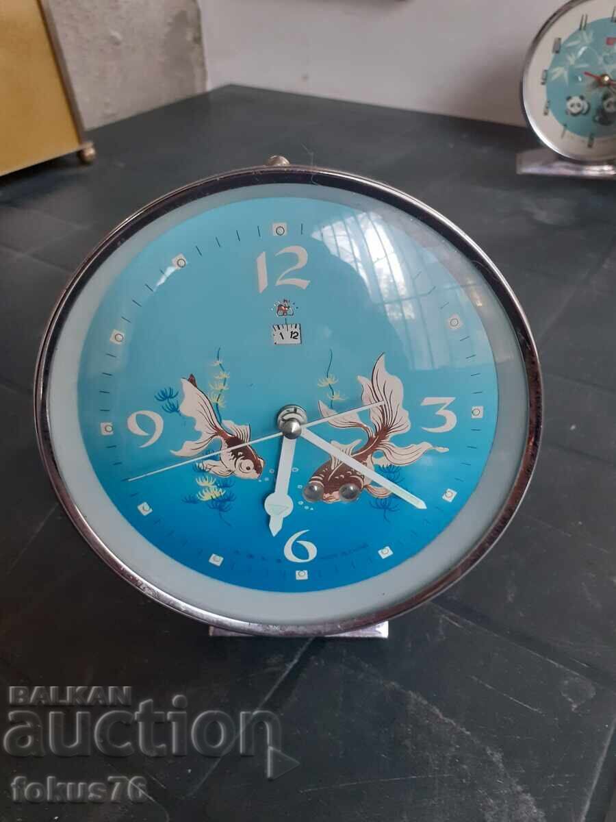 Old Chinese animated fish alarm clock Old Chinese animated fish alarm clock