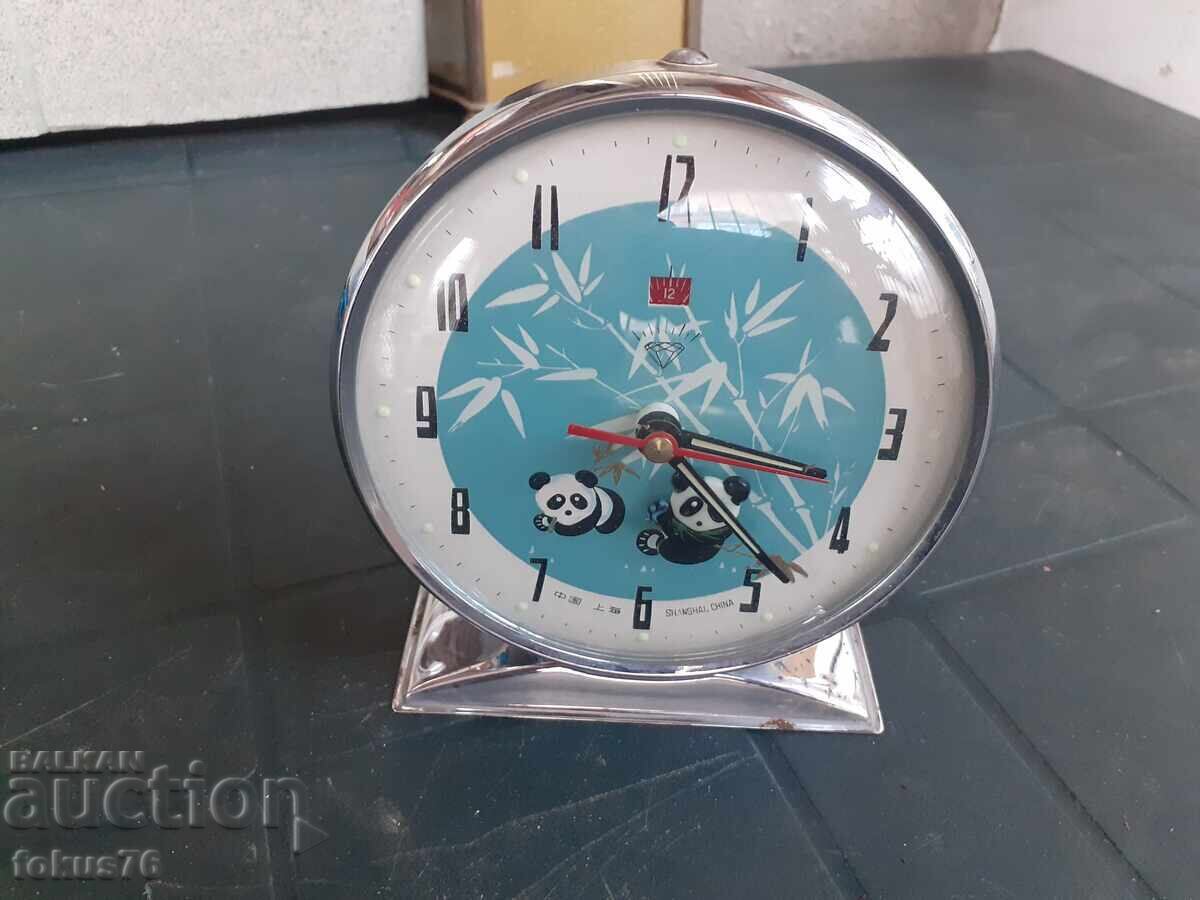 Old Chinese animated panda alarm clock Old Chinese animated panda alarm clock