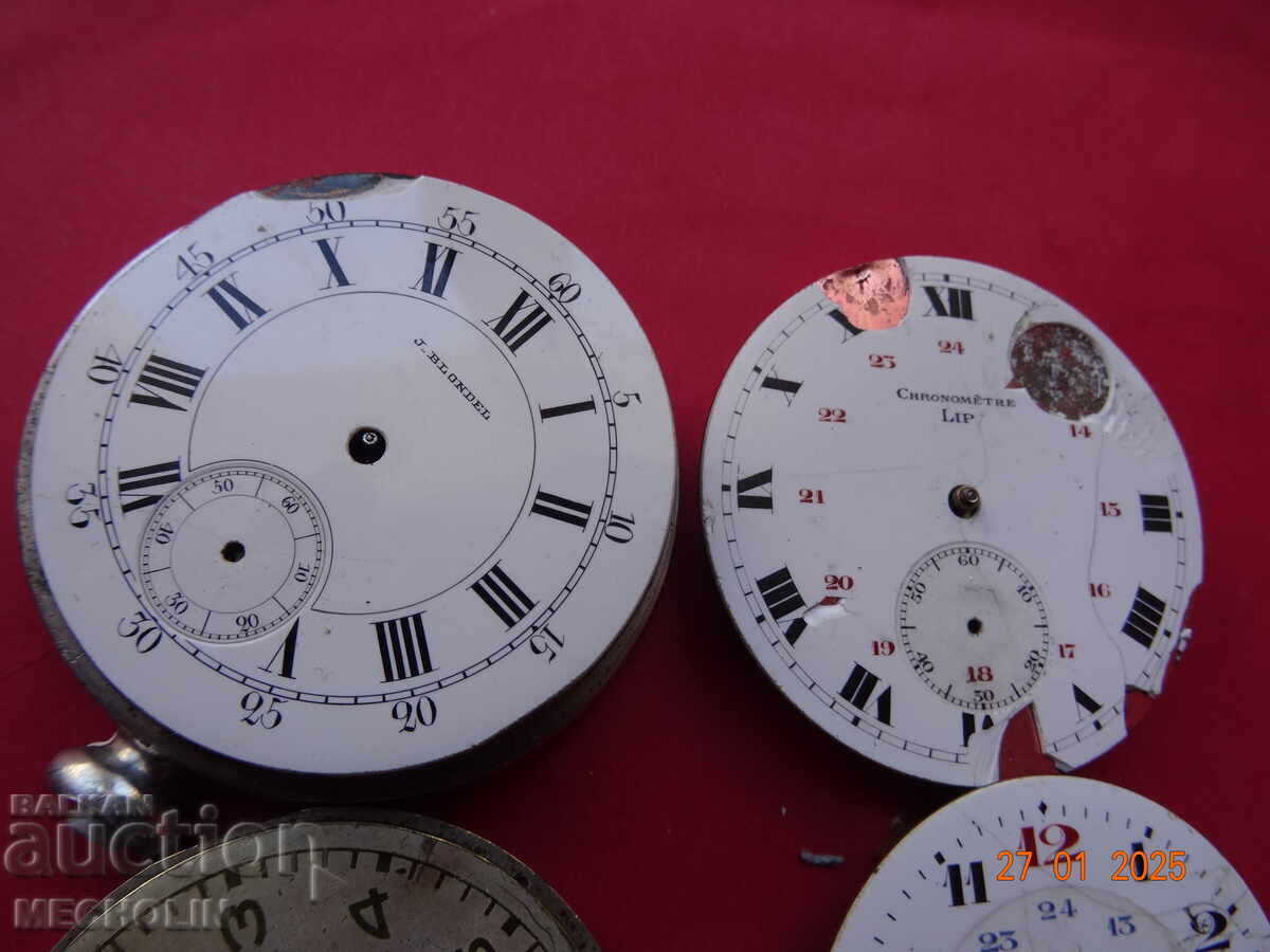 LOT OF POCKET WATCH MOVEMENT MECHANISMS 5 with price 40.00 BGN | € 20.45 LOT OF POCKET WATCH MOVEMENT MECHANISMS 5 with price 40.00 BGN | € 20.45