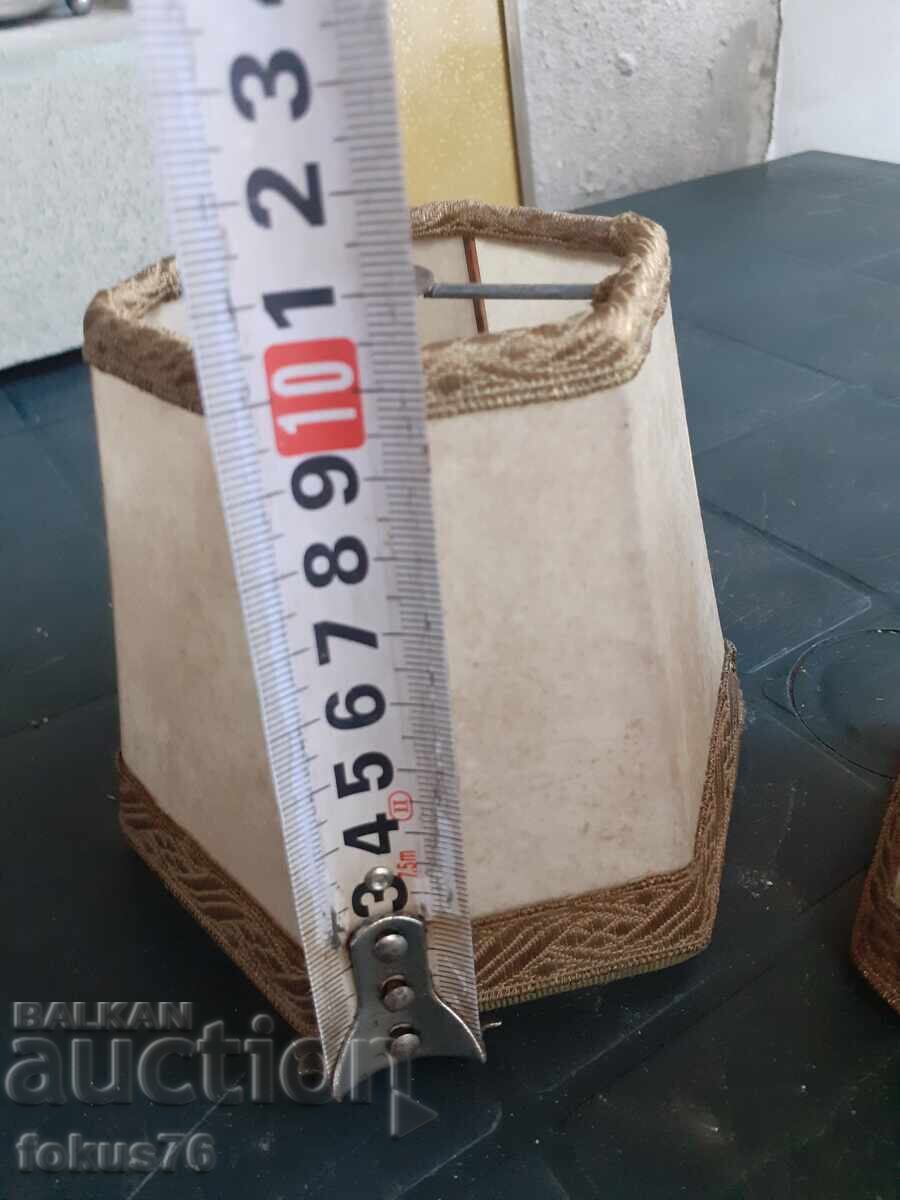 Old genuine leather ceiling lamps, lampshade, chandelier - 5 Old genuine leather ceiling lamps, lampshade, chandelier - 5