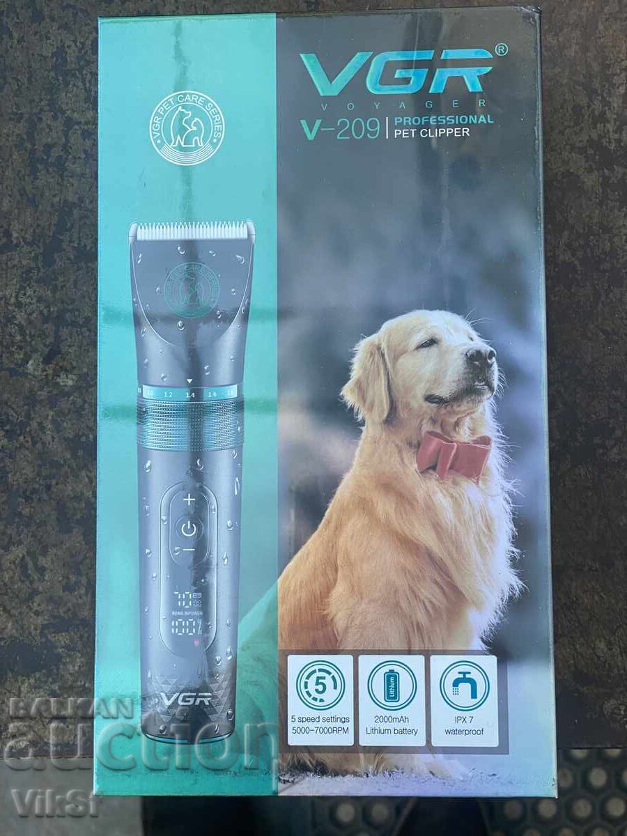 Mașină de tuns animale de companie fără fir VGR V-209 - 5 Mașină de tuns animale de companie fără fir VGR V-209 - 5