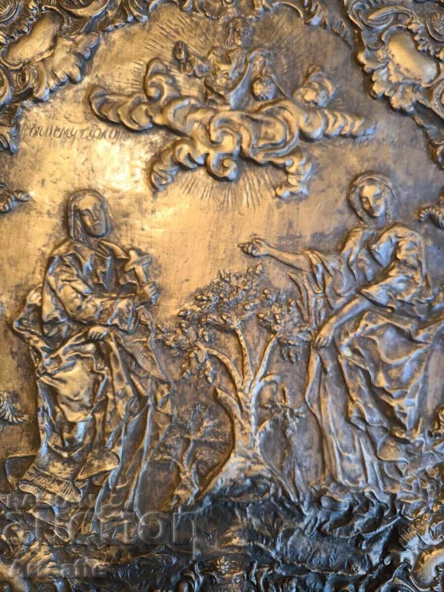 Delivery of Icon, church panel - Christ, Virgin Mary Delivery of Icon, church panel - Christ, Virgin Mary