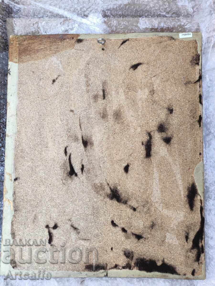 Икона,църковно пано-Христос,Богородица - 7