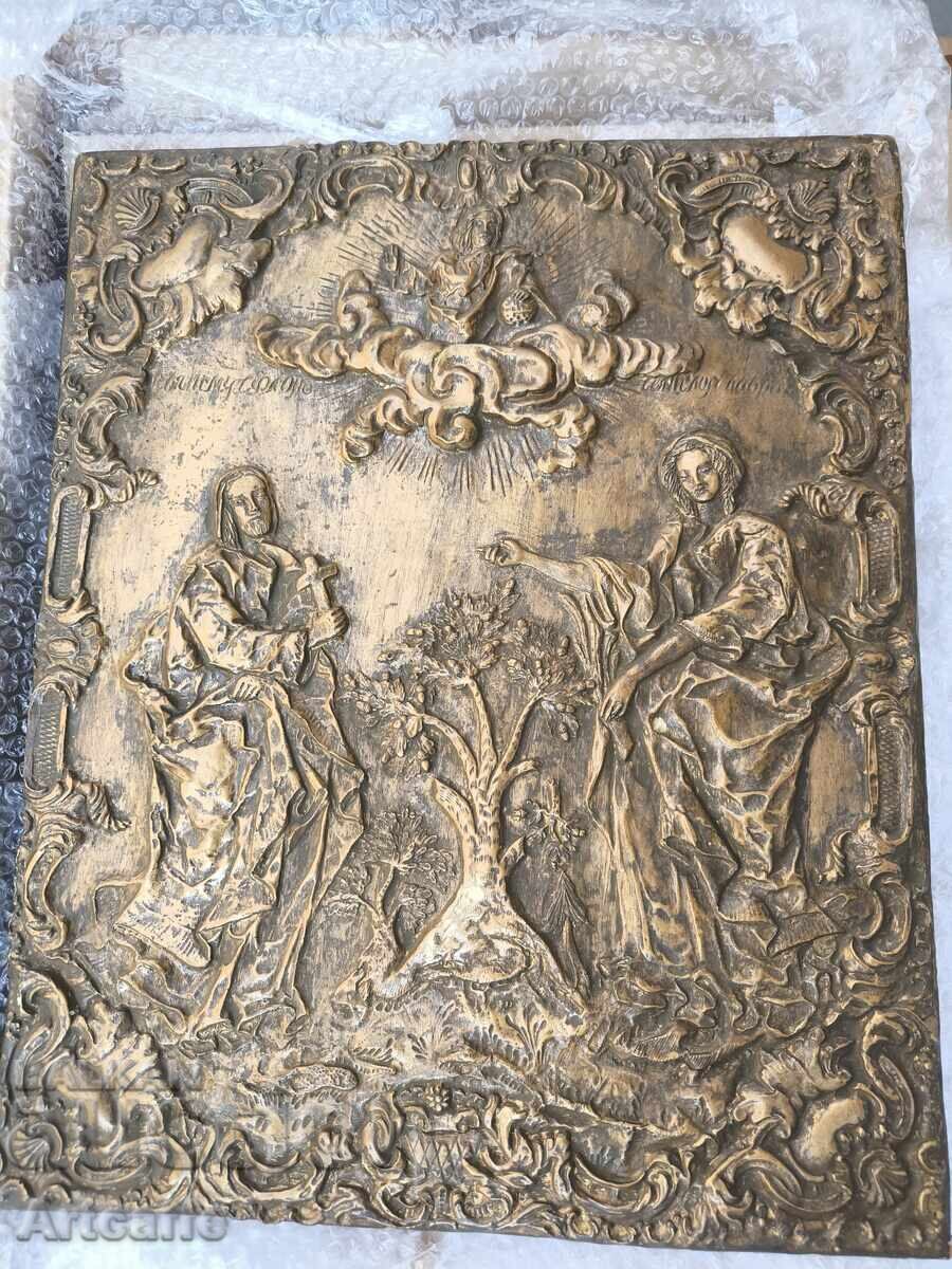 Icon, church panel - Christ, Virgin Mary Icon, church panel - Christ, Virgin Mary