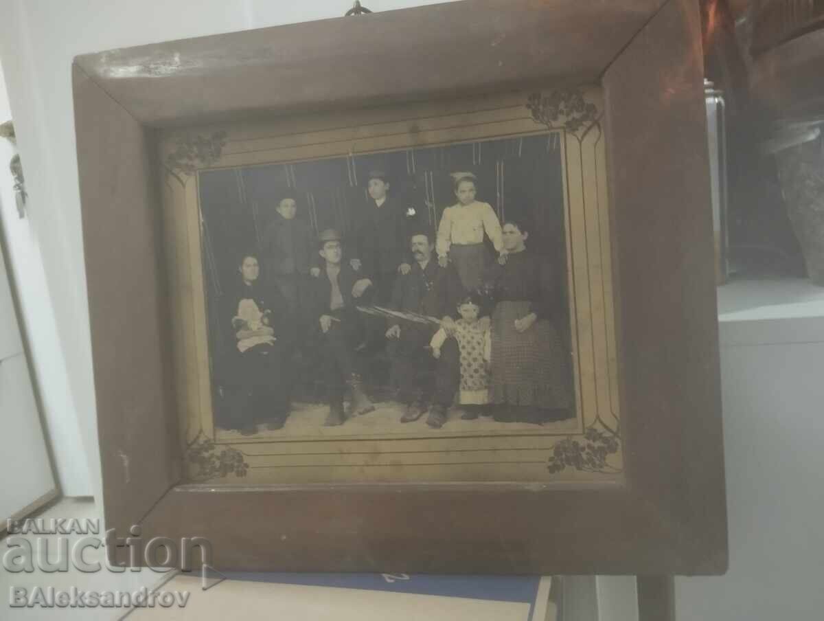 Old large framed photo - 6 Old large framed photo - 6