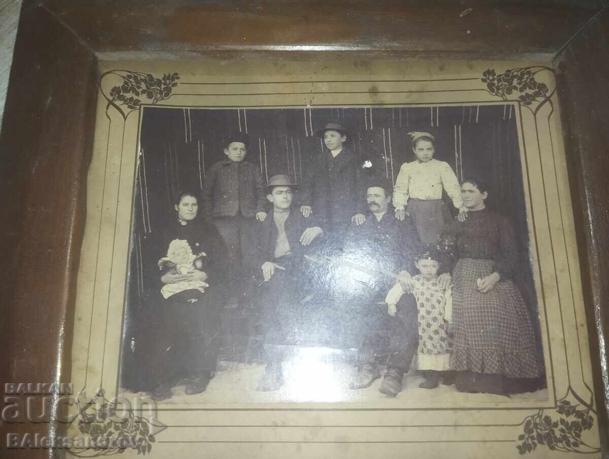 Old large framed photo - 7 Old large framed photo - 7