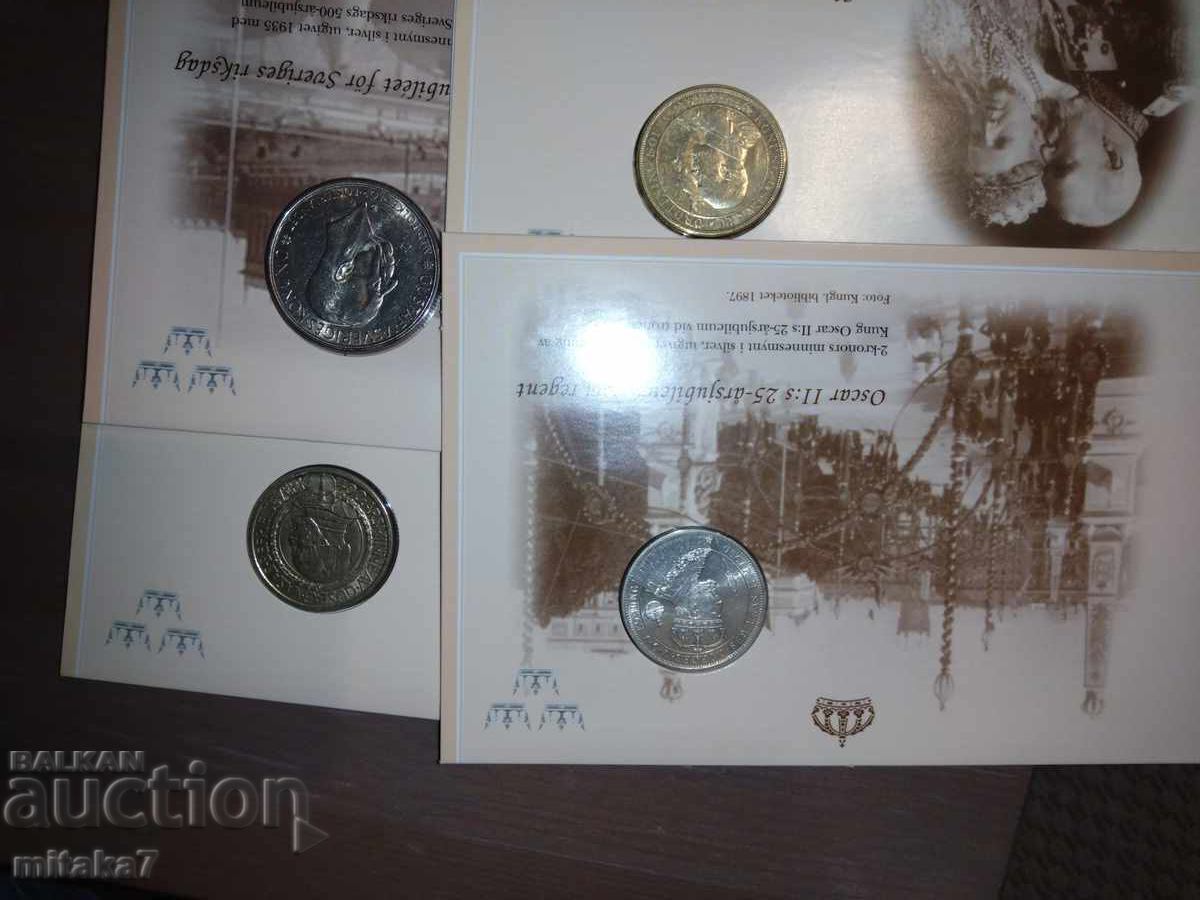 Album with commemorative coins Sweden - 6