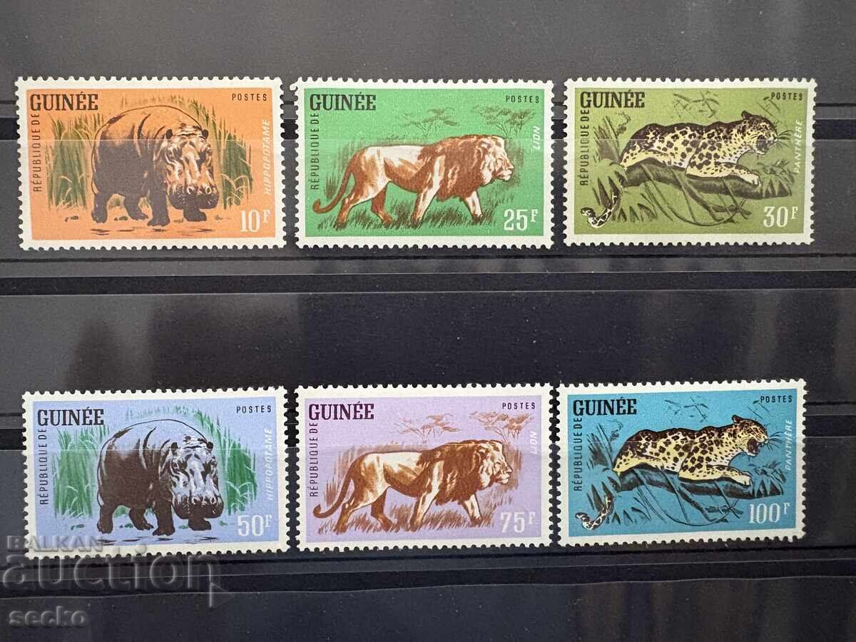 Guinea - Hunting animals (1965) MNH Guinea - Hunting animals (1965) MNH