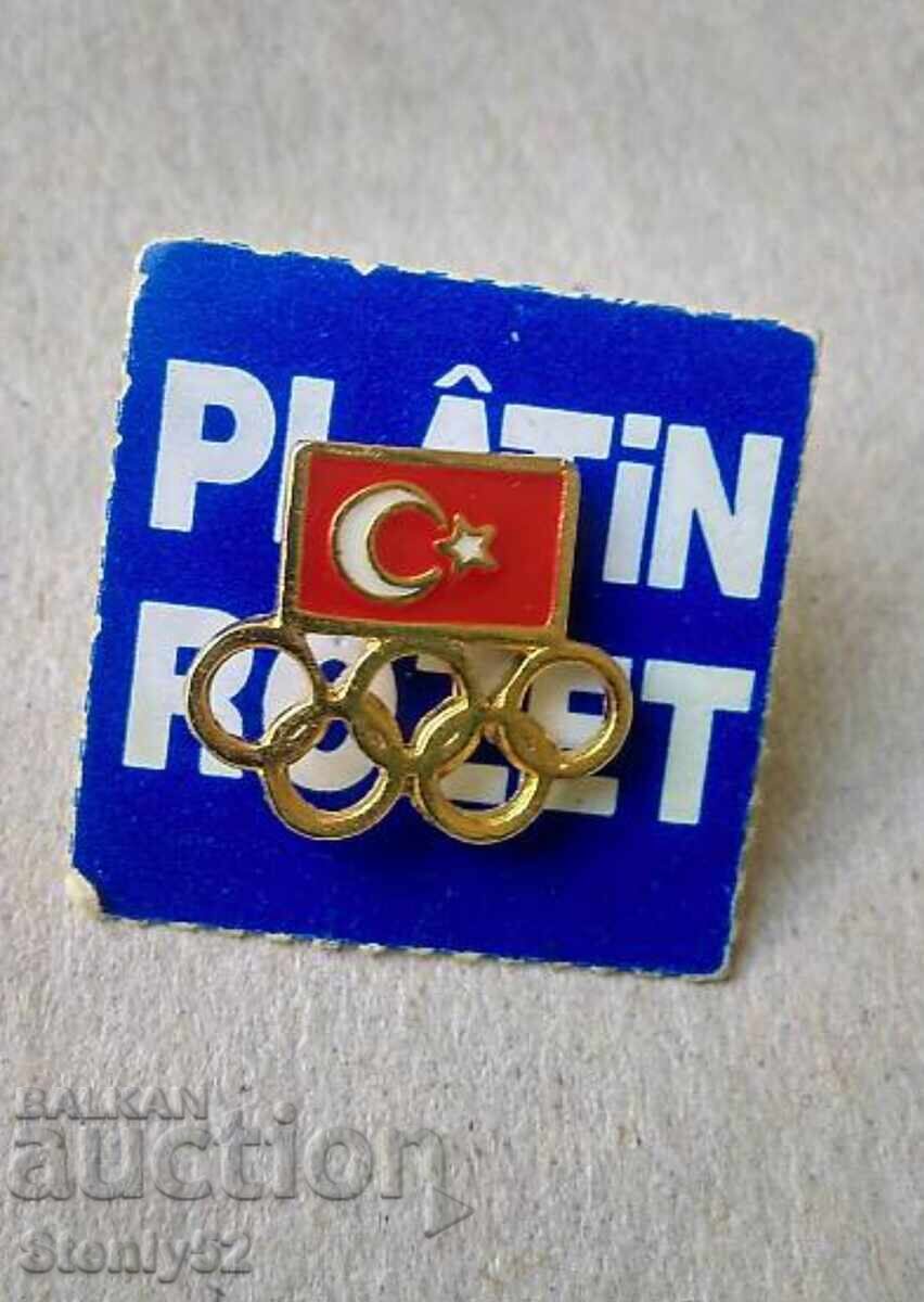 Турска Олимпийска значка с цена 10.00 лв. | € 5.11 Турска Олимпийска значка с цена 10.00 лв. | € 5.11