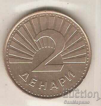 Macedonia 2 denars 1993 Macedonia 2 denars 1993