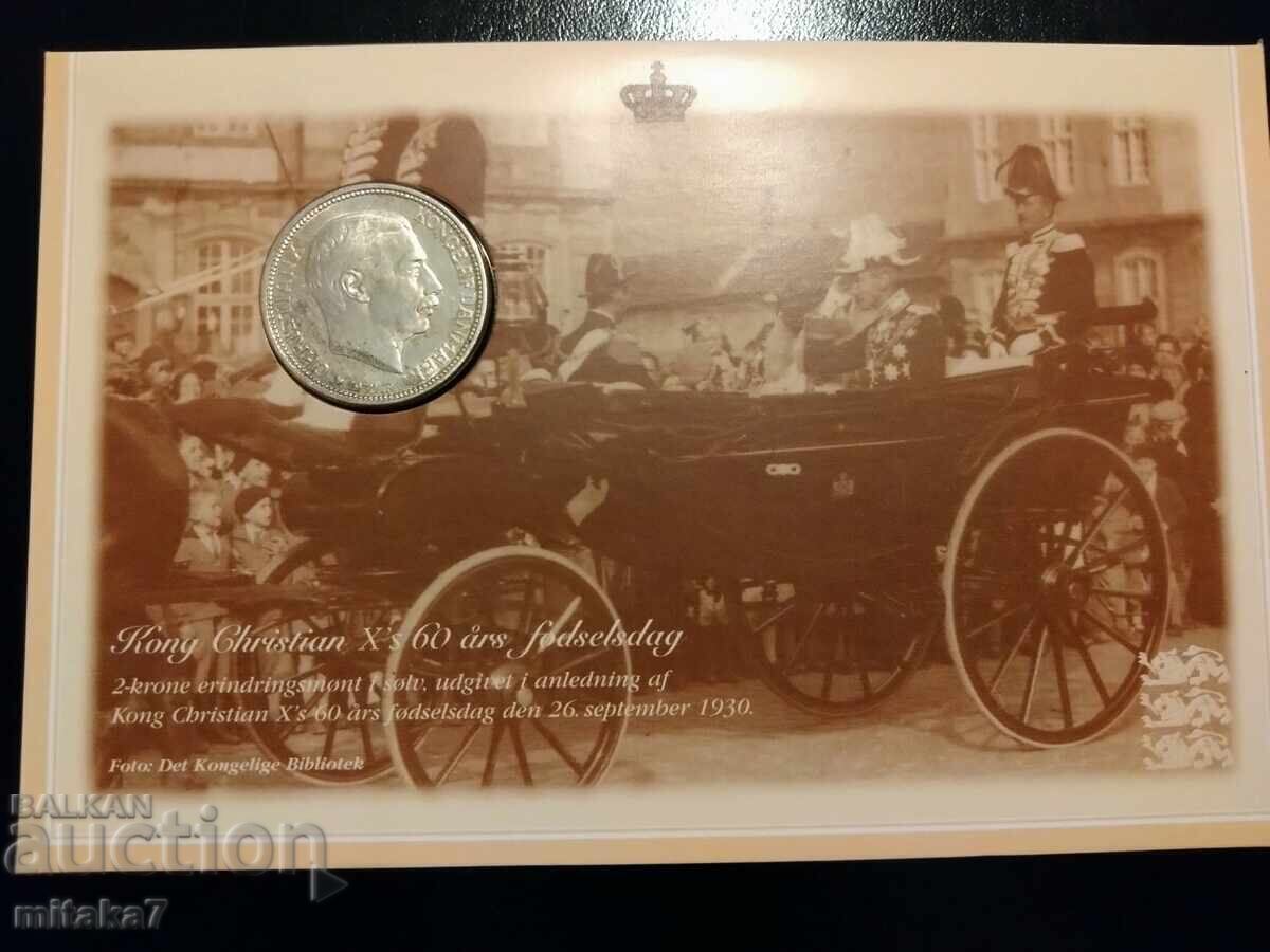 2 kroner 1930, Denmark 2 kroner 1930, Denmark