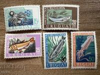 Uruguay - Airmail - Uruguayan Marine Fauna (1968) MNH