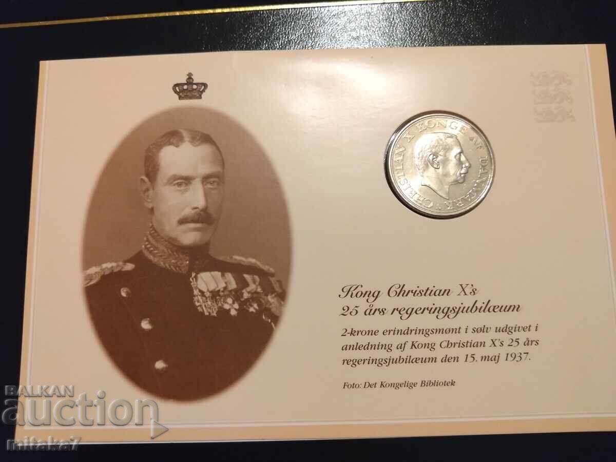 2 kroner 1937, Denmark 2 kroner 1937, Denmark