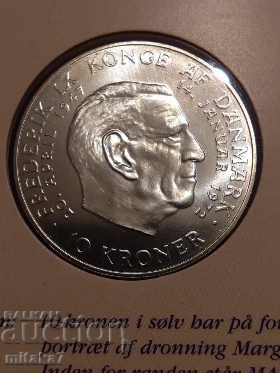 Licitație 10 coroane 1972, Danemarca
