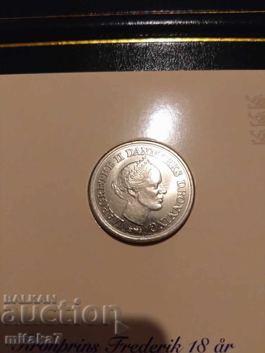 10 крони 1986 година, Дания с цена € 5.00 | 9.78 лв.