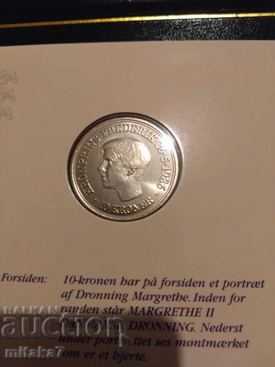 Auction 10 kroner 1986, Denmark Auction 10 kroner 1986, Denmark