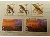 Lot of old USA postage stamps.