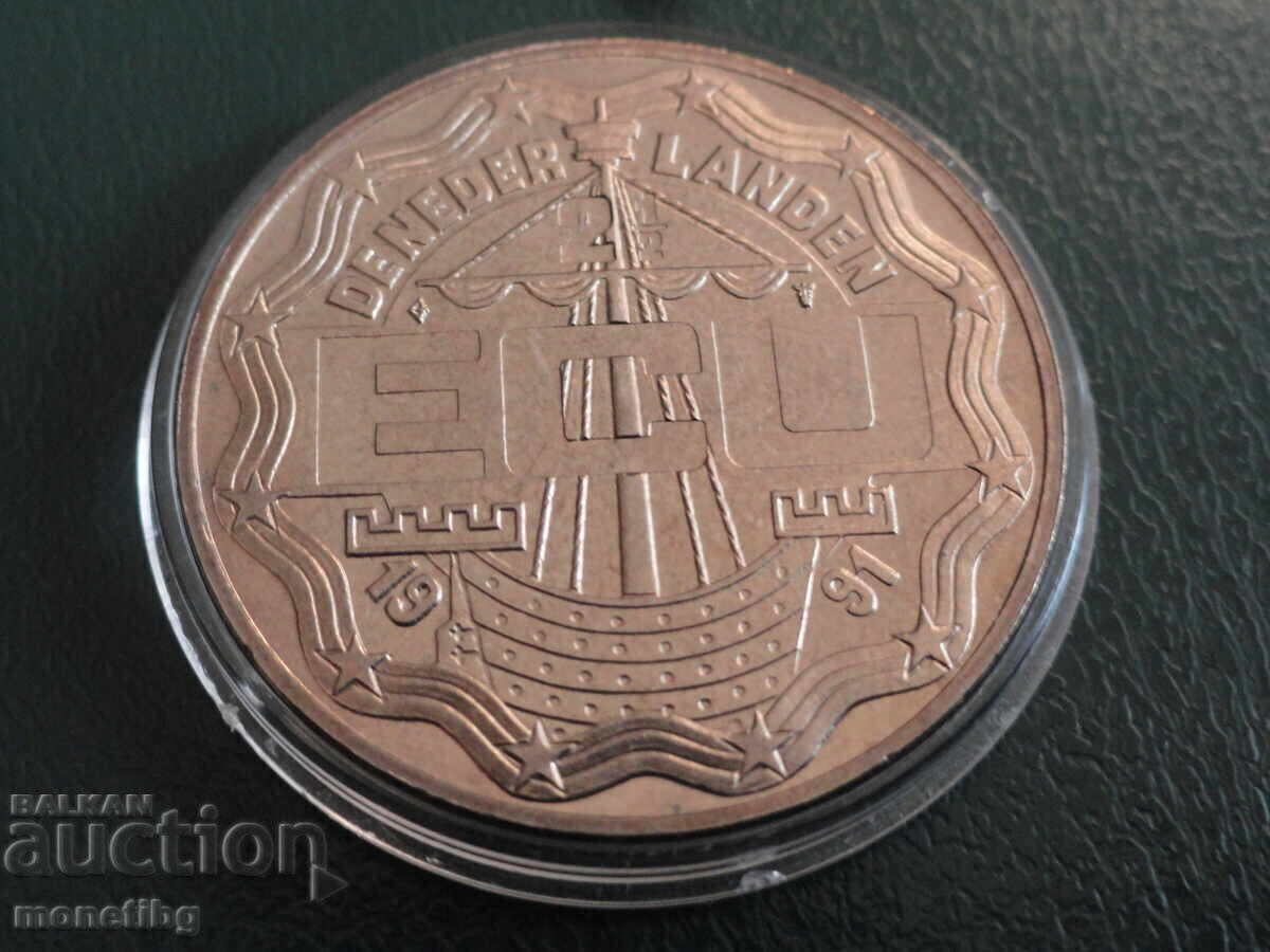 Delivery of Netherlands 1991 - 2½ ECU "Erasmus of Rotterdam" (m) Delivery of Netherlands 1991 - 2½ ECU "Erasmus of Rotterdam" (m)