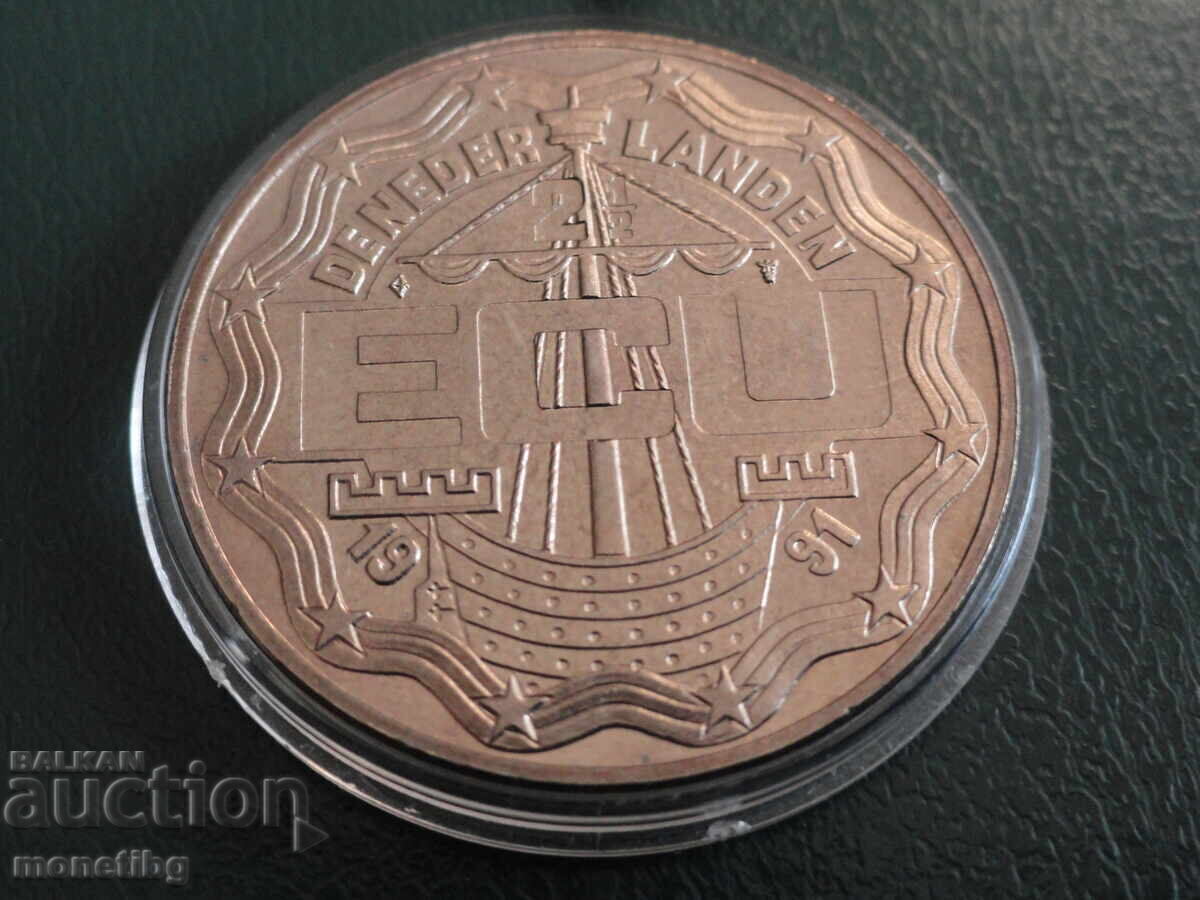 Netherlands 1991 - 2½ ECU "Erasmus of Rotterdam" (m) - 6 Netherlands 1991 - 2½ ECU "Erasmus of Rotterdam" (m) - 6