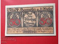 Bancnota-Germania-Saxonia-Hameln-50 pfennig 1918