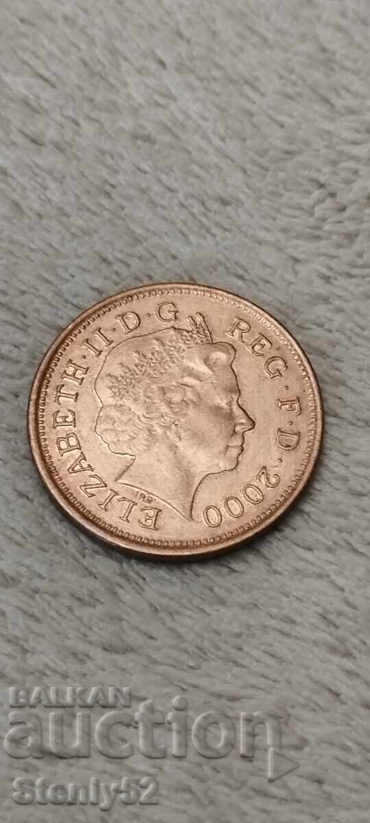 2 pence with the face of Elizabeth II from 1997, 2000 with price 30.00 BGN | € 15.34 2 pence with the face of Elizabeth II from 1997, 2000 with price 30.00 BGN | € 15.34