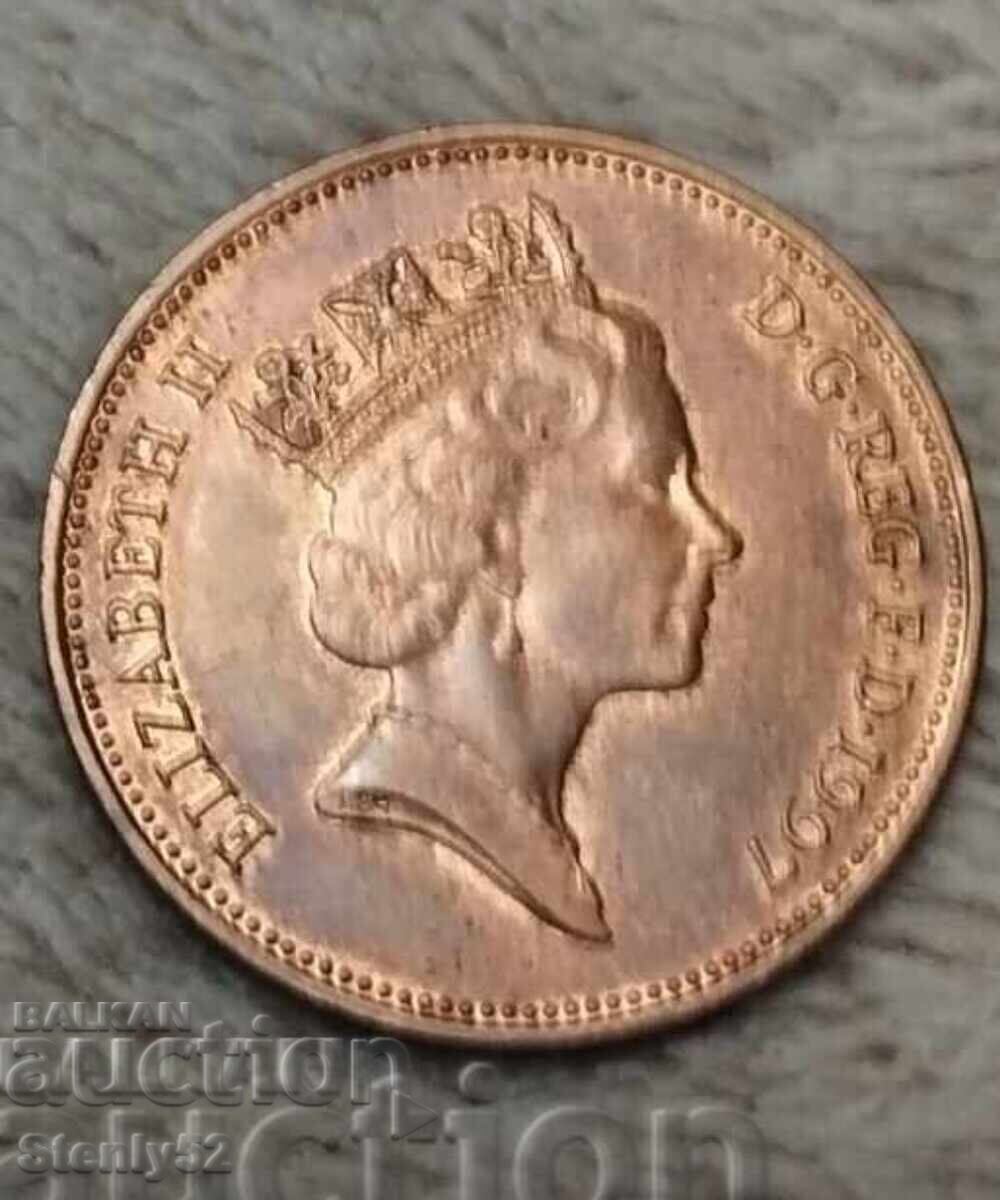 2 πένες με την εικόνα της Ελισάβετ Β' από το 1997, 2000