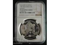 Bulgaria 1987 - 10 BGN "XV ZOI - Hochei" NGC PF66 Ultra Ca