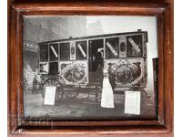 Photo in Frame Sandwich Shop in a Caravan 1930s