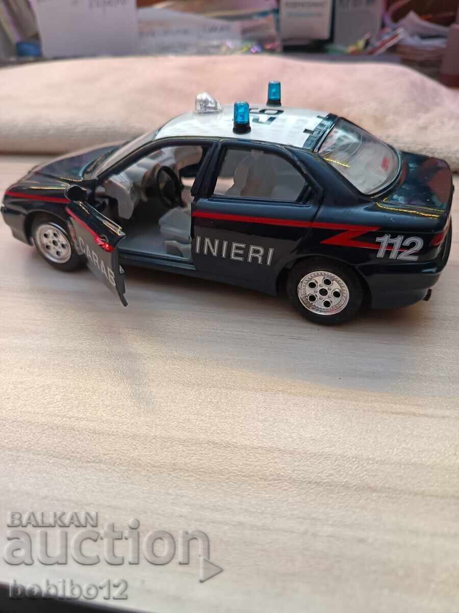Μεταλλικό αυτοκίνητο Alfa Romeo Carabinieri με τιμή 30.00 BGN | € 15.34 Μεταλλικό αυτοκίνητο Alfa Romeo Carabinieri με τιμή 30.00 BGN | € 15.34
