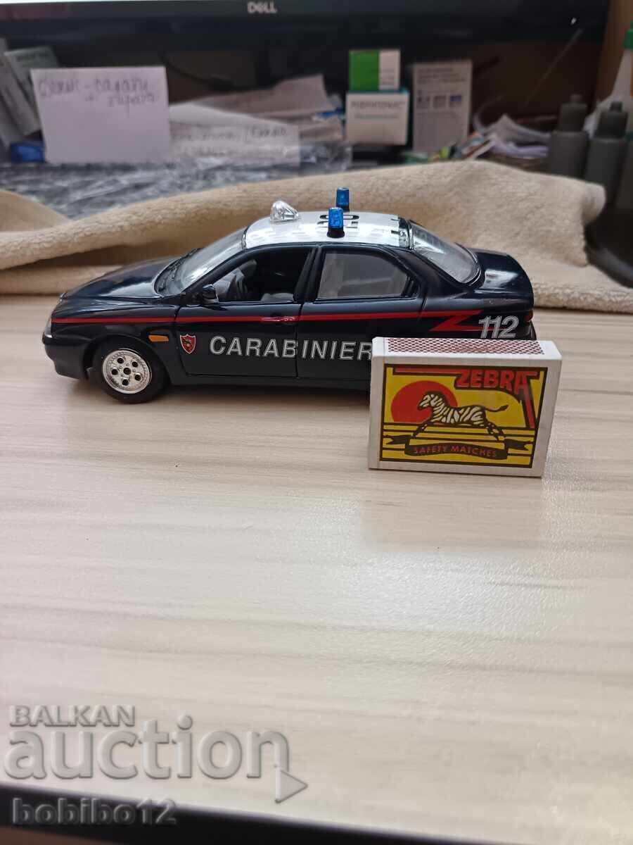 Μεταλλικό αυτοκίνητο Alfa Romeo Carabinieri Μεταλλικό αυτοκίνητο Alfa Romeo Carabinieri
