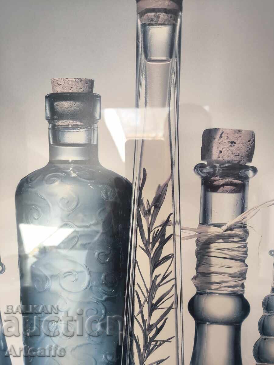 Auction  Large poster bottles