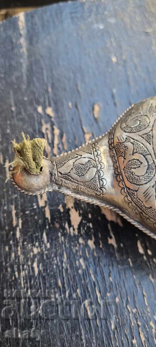 Auction  Old oil lamp