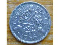 3 pence 1936 - Great Britain - King George V (Silver)