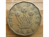 3 pence 1941 - Marea Britanie (regele George al VI-lea)