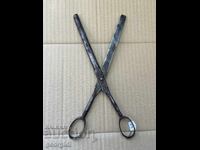 Old forged scissors / tailor's / tailor's scissors. №6453