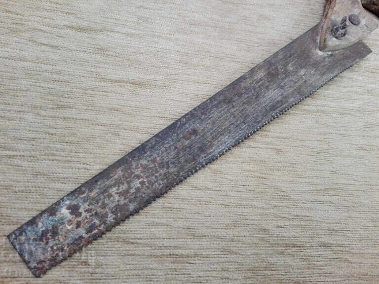 Old hand carpentry saw - 5 Old hand carpentry saw - 5