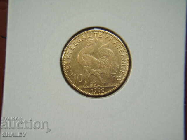 Auction 10 Francs 1900 France - XF/AU (gold) Auction 10 Francs 1900 France - XF/AU (gold)