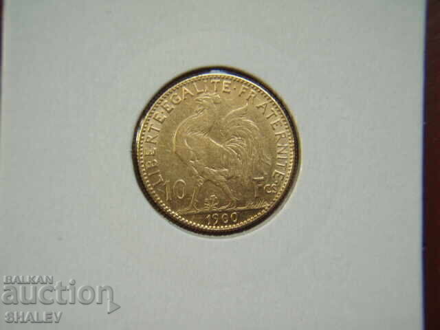 Delivery of 10 Francs 1900 France - XF/AU (gold) Delivery of 10 Francs 1900 France - XF/AU (gold)