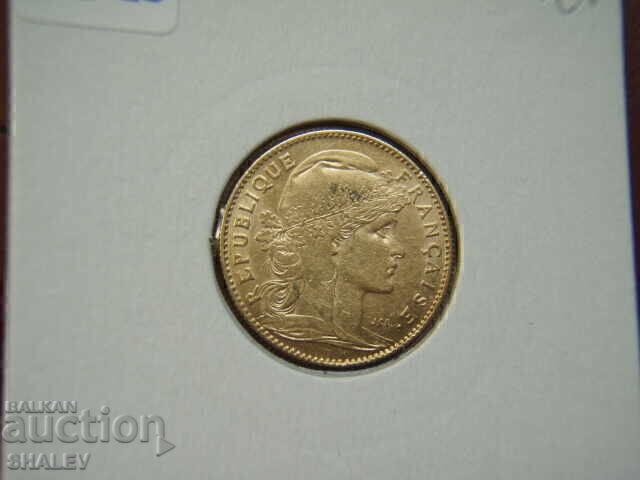 10 Francs 1900 France - XF/AU (gold) - 7
