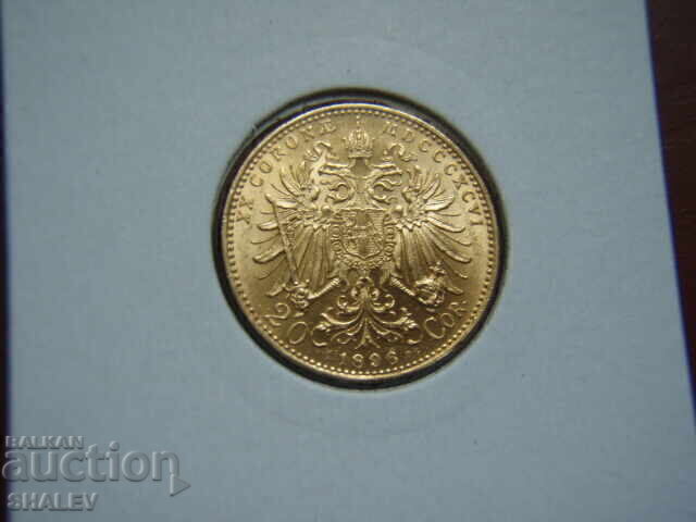 Auction  20 Corona 1896 Austria (20 corona Austria) / 1 - AU (gold)