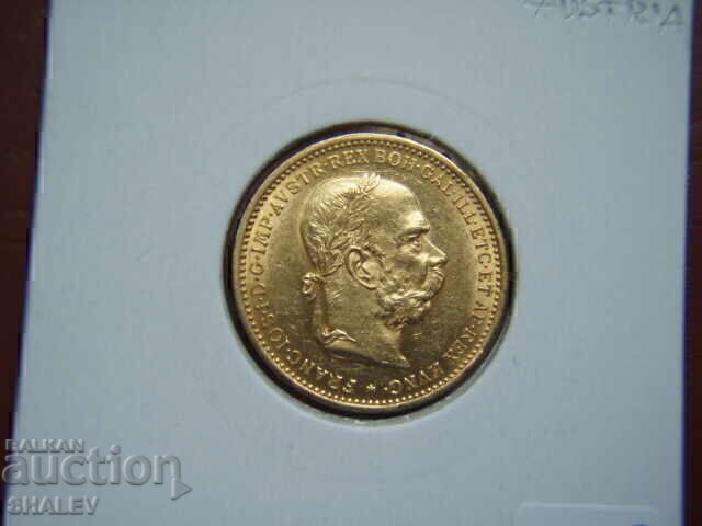 20 Coroane 1896 Austria (20 korona Avstriya) / 1 - AU (zlato) - 7