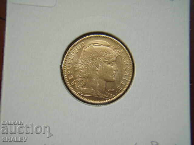 10 franci 1906 Franța - XF/AU (aur) - 5