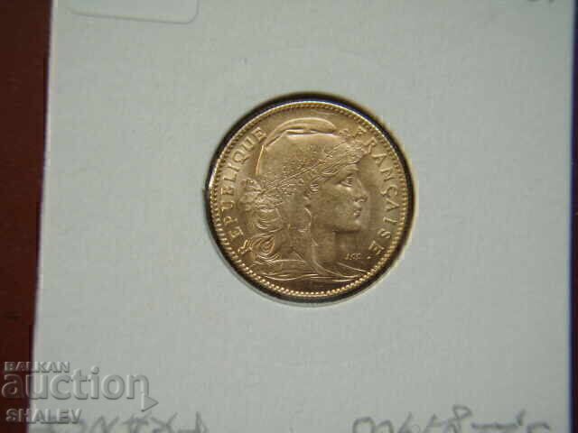 10 franci 1907 Franța - XF/AU (aur) - 7