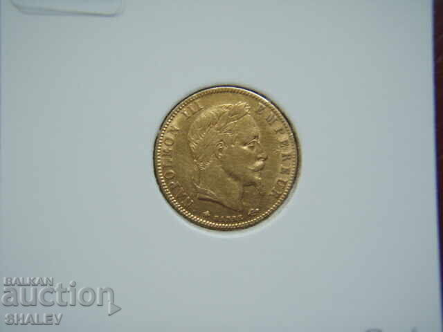 5 franci 1863 A Franța (5 franci Franța) - XF/AU (aur) - 5