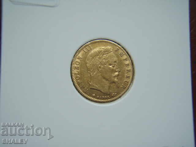 5 franci 1863 A Franța (5 franci Franța) - XF/AU (aur) - 6