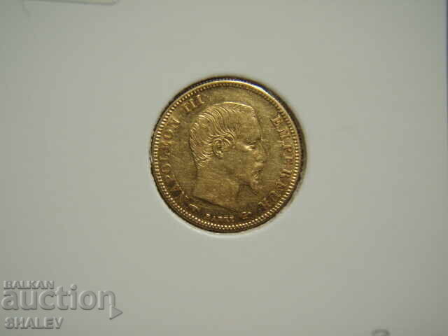 5 Francs 1859 A France - AU+ (Gold) - 5 5 Francs 1859 A France - AU+ (Gold) - 5