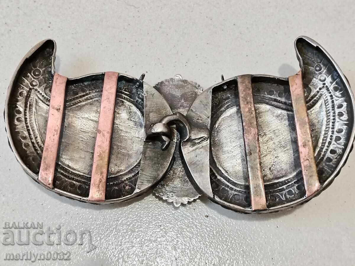 Auction  Mid 19th century silver pafts with mother-of-pearl in pafta jewelry