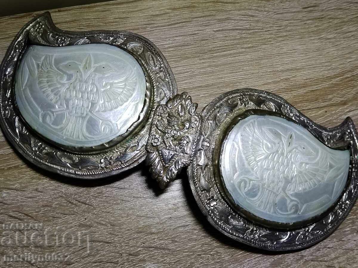 Αναγεννησιακά ασημένια pafts με φίλντισι, πάφτα, ασήμι