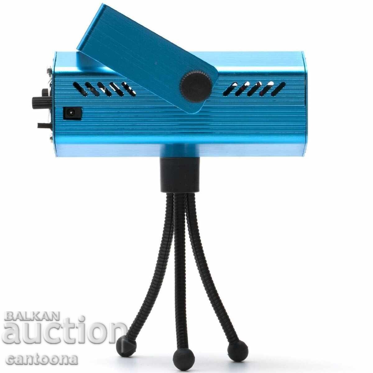 Disco laser, two-color - green and red, different shapes - 6